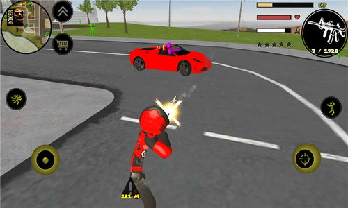 (stickman rope hero 1)Stickman Rope Hero老版本:城市中的超级英雄大战和冒险挑战。